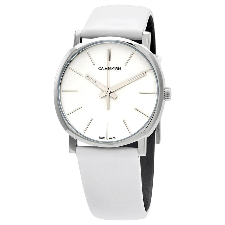 商品Calvin Klein|Calvin Klein Posh Quartz White Dial Ladies Watch K8Q331L2,价格¥298,第1张图片