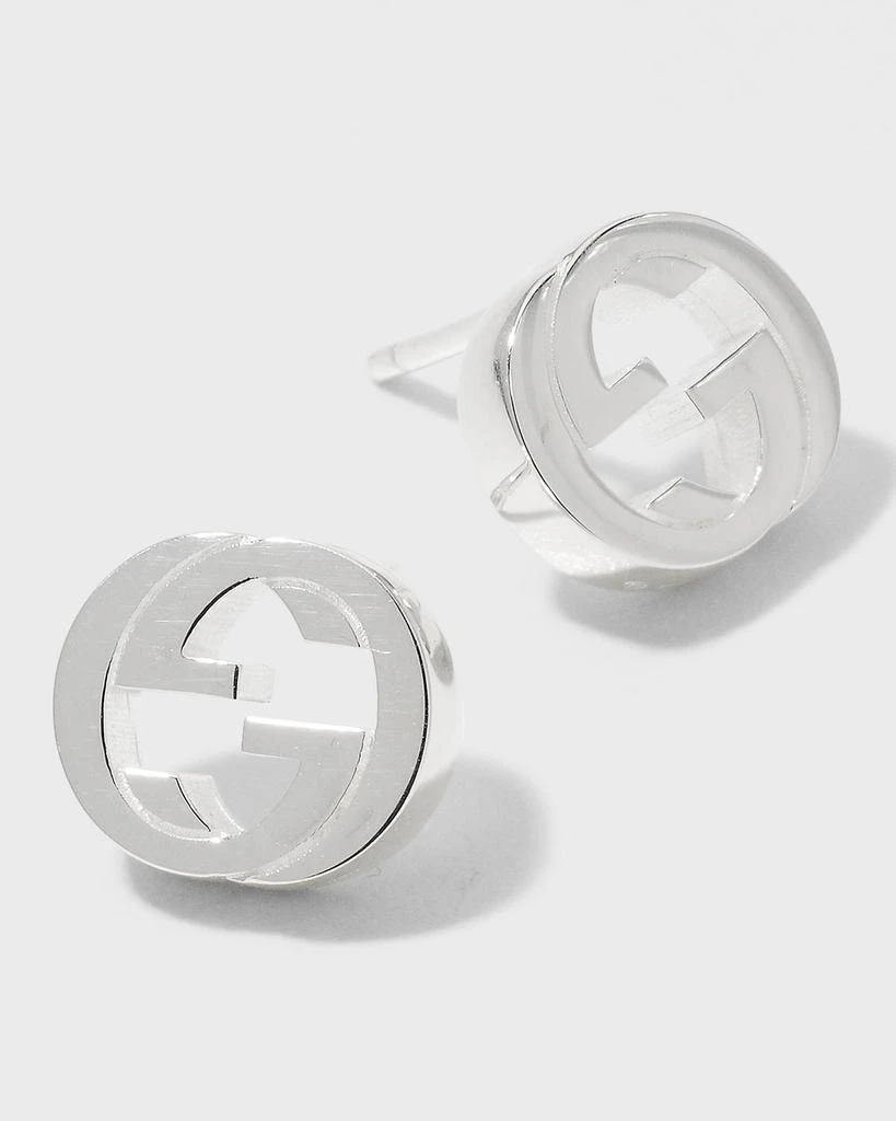 商品Gucci|Interlocking G Stud Earrings,价格¥2985,第3张图片详细描述