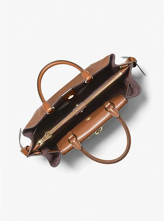 商品Michael Kors|Hamilton Legacy Large Leather Belted Satchel,价格¥1649,第2张图片详细描述