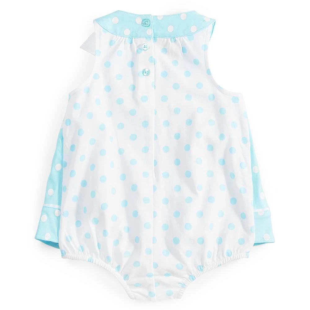 商品First Impressions|Baby Girls Polka Dot Sunsuit, Created for Macy's,价格¥95,第2张图片详细描述
