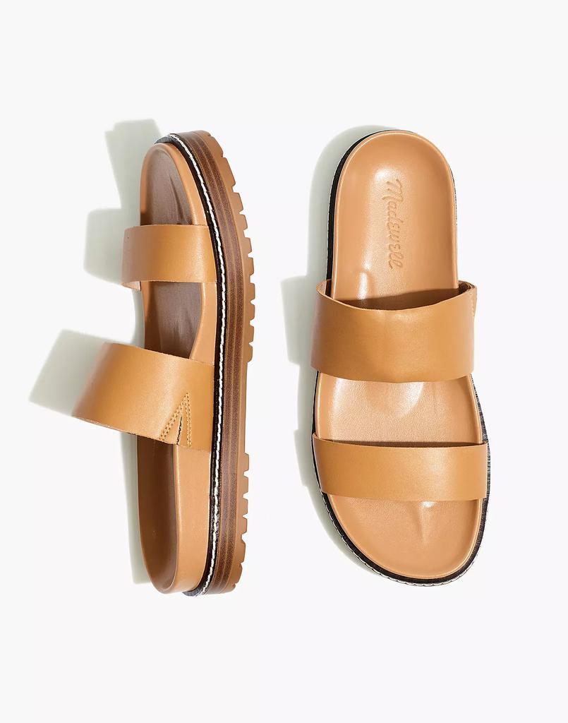 商品Madewell|The Charley Double-Strap Slide Sandal,价格¥827,第1张图片