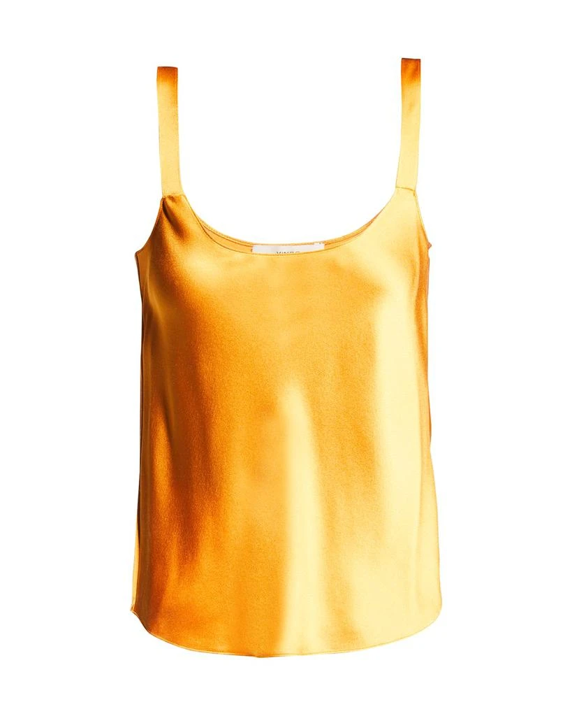 商品Vince|Shaped Scoop-Neck Silk Cami,价格¥710,第2张图片详细描述