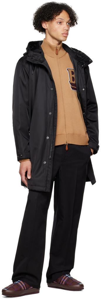 商品Burberry|Black Anderton EKD Coat,价格¥9470,第6张图片详细描述