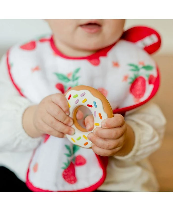 商品Little Unicorn|Unisex Cotton Muslin Classic Bibs, 3 Pack,价格¥150,第5张图片详细描述