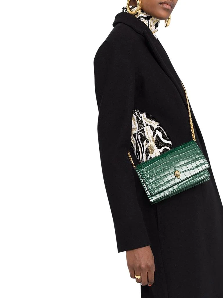 商品Alexander McQueen|crocodile effect crossbody bag,价格¥6599,第2张图片详细描述