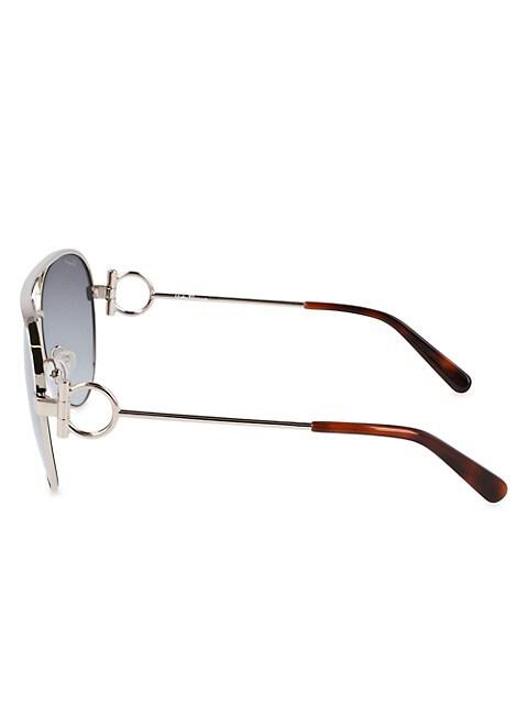 Gancini 60MM Pilot Sunglasses商品第4张图片规格展示