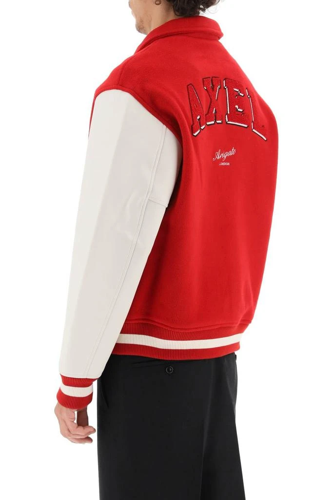 商品Axel Arigato|'ILLUSION' VARSITY JACKET WITH FAUX LEATHER SLEEVES,价格¥1942,第4张图片详细描述