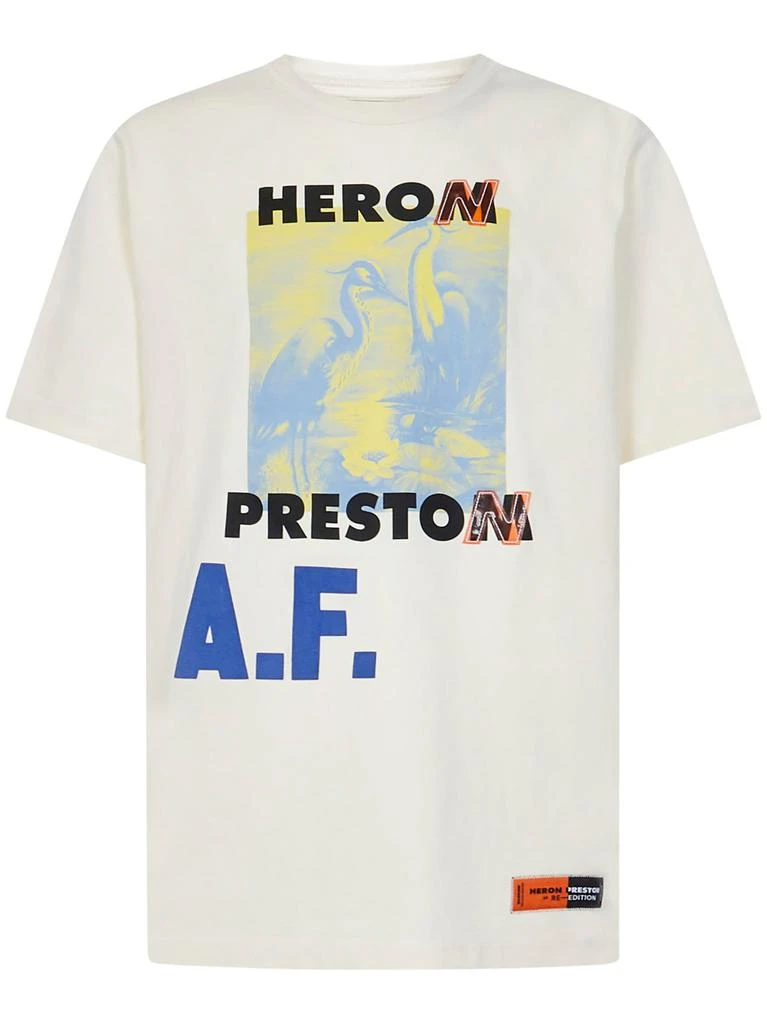 商品Heron Preston|Heron Preston T-shirts and Polos Beige,价格¥1395,第1张图片