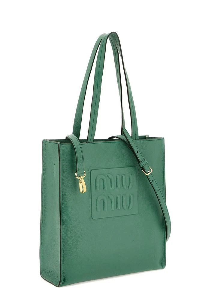 商品Miu Miu|Miu miu madras leather tote bag,价格¥7518,第3张图片详细描述