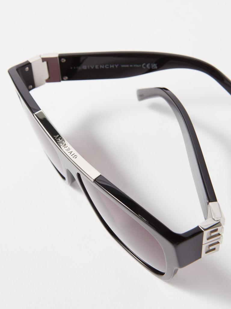 4G oversized square acetate sunglasses商品第6张图片规格展示