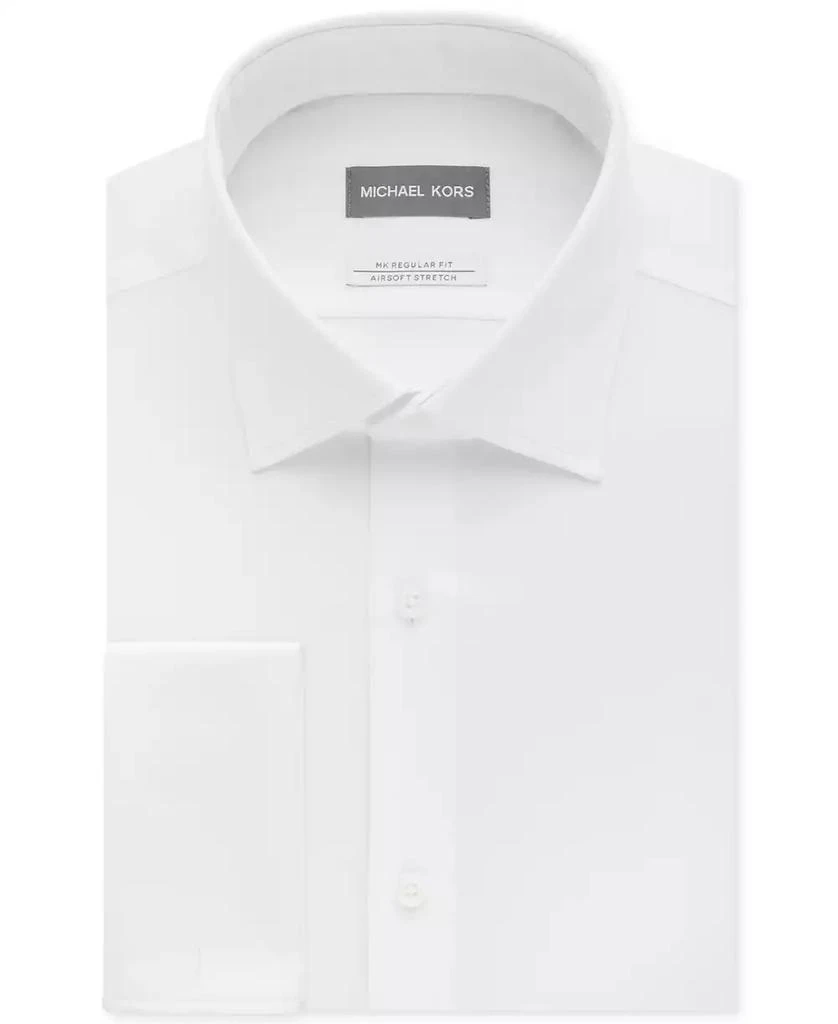 商品Michael Kors|Regular Fit Airsoft Non-Iron Performance French Cuff Dress Shirt,价格¥673,第1张图片