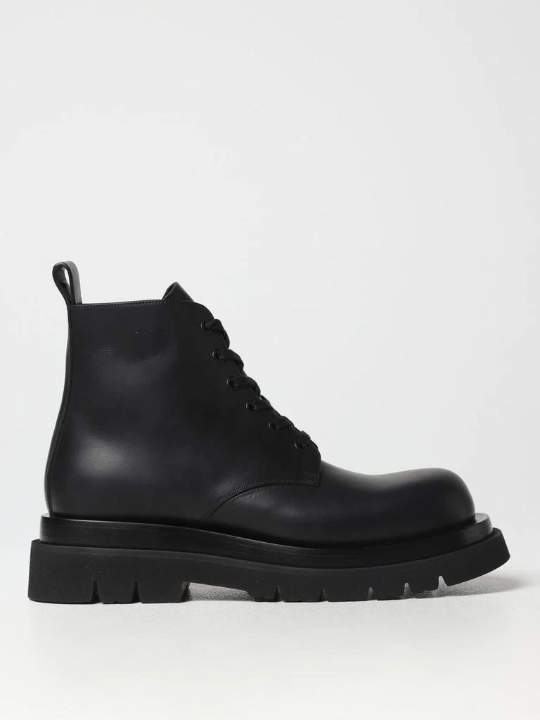 商品Bottega Veneta|Bottega Veneta Lug ankle boots in leather,价格¥11710,第1张图片