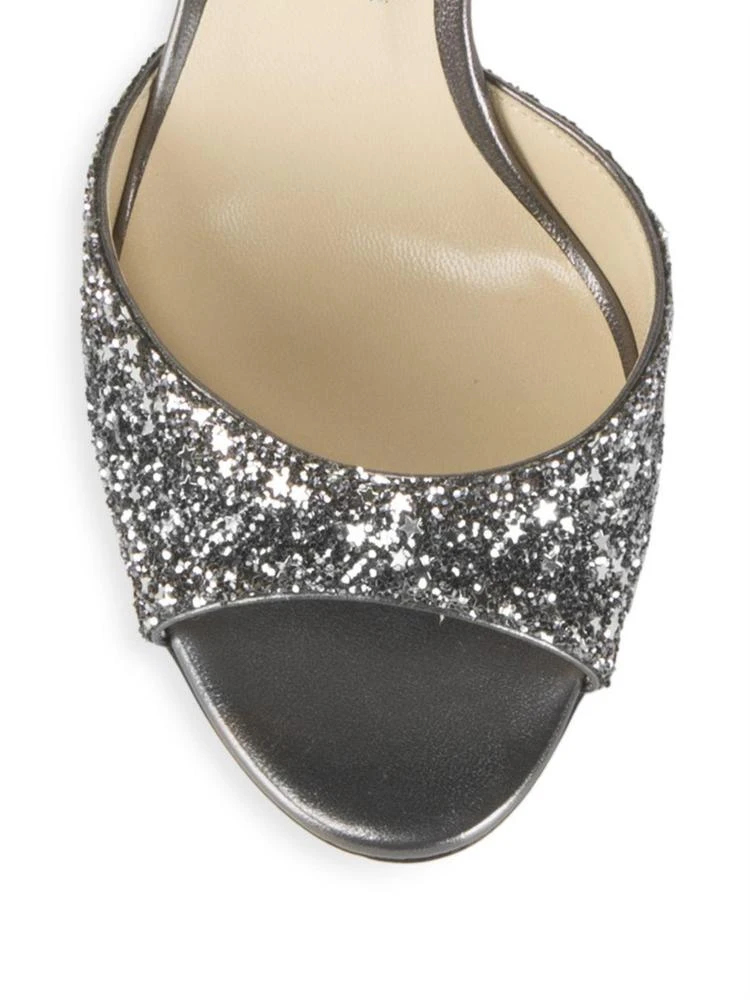 商品Jimmy Choo|Star Coarse Glitter Sandals,价格¥2063,第3张图片详细描述