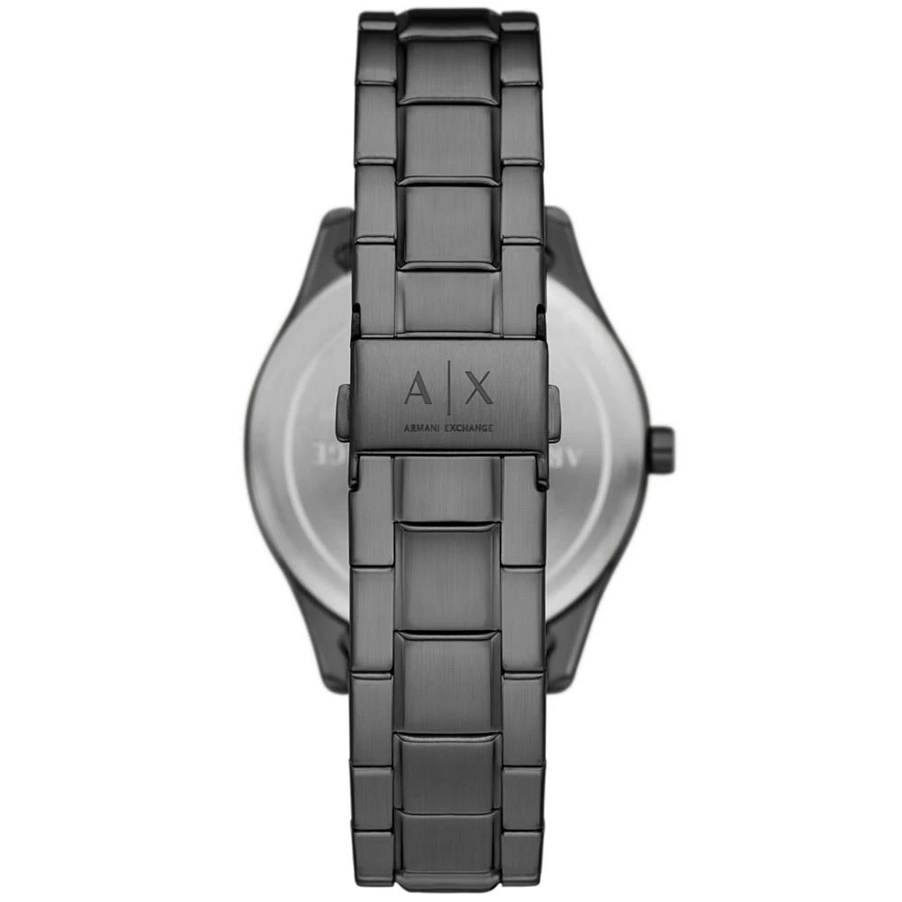 商品Armani Exchange|Men's Quartz Multifunction Gunmetal Stainless Steel Watch 42mm,价格¥1065,第3张图片详细描述