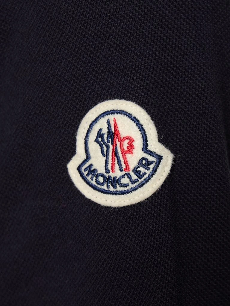 商品Moncler|Logo Cotton Piquet Polo Shirt,价格¥3403,第3张图片详细描述