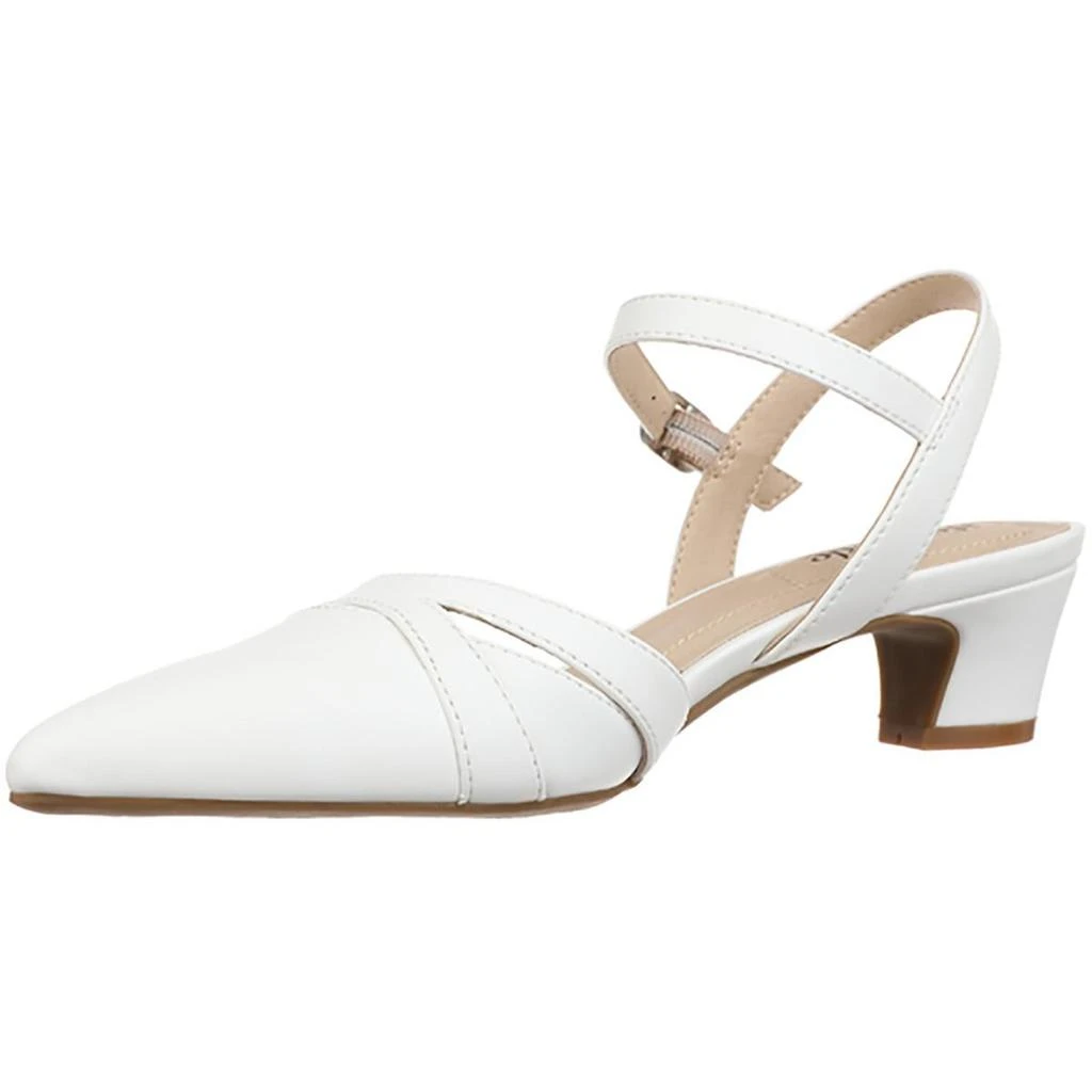 商品LifeStride|LifeStride Womens Marlee Buckle Faux Leather Block Heels,价格¥76,第5张图片详细描述