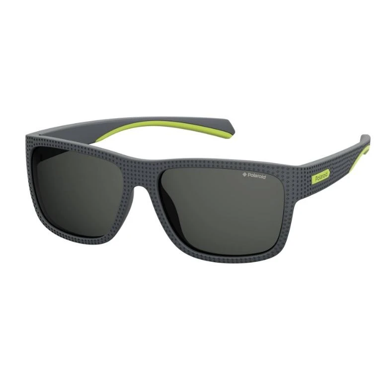 商品Polaroid|Polaroid Grey Square Mens Sunglasses PLD 7025/S 00UV 58/16,价格¥148,第1张图片