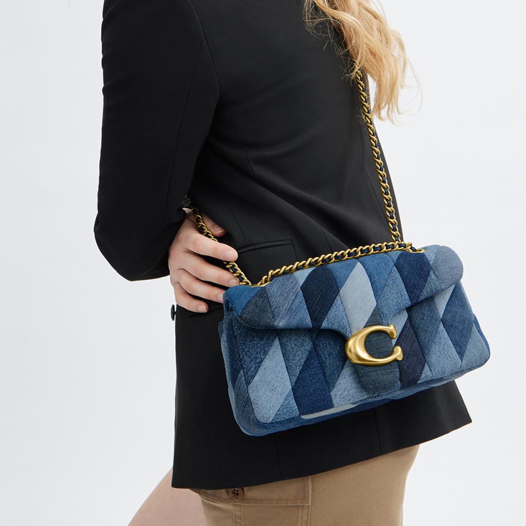 バッグ COACH Patchwork Denim Shoulder Bag COACH Tabby 26 Quilted Denim Patchwork Shoulder Bag | Dillard's