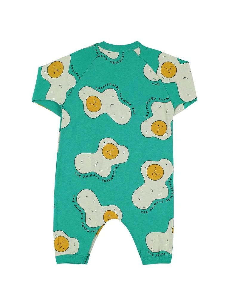 商品The Animals Observatory|Rooster Egg Print Cotton Jersey Romper,价格¥296,第2张图片详细描述