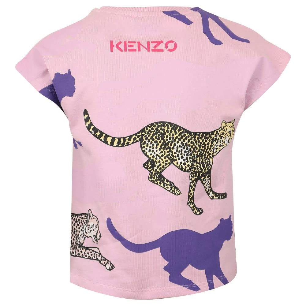 商品Kenzo|Lilac Multi Iconics Print T Shirt,价格¥267,第3张图片详细描述