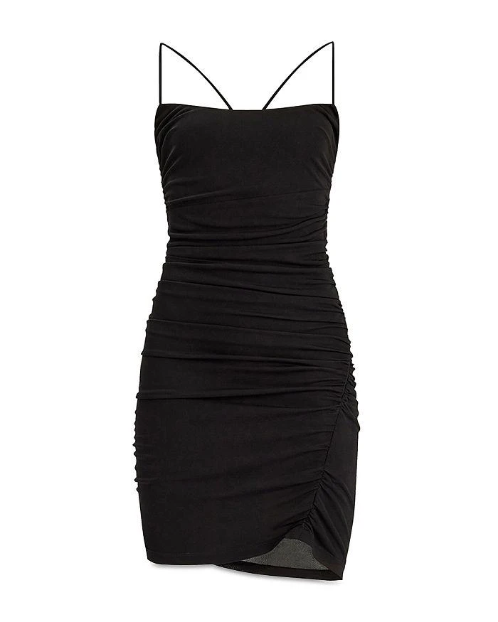 商品Herve Leger|Ruched Jersey Slip Mini Dress,价格¥1099,第4张图片详细描述