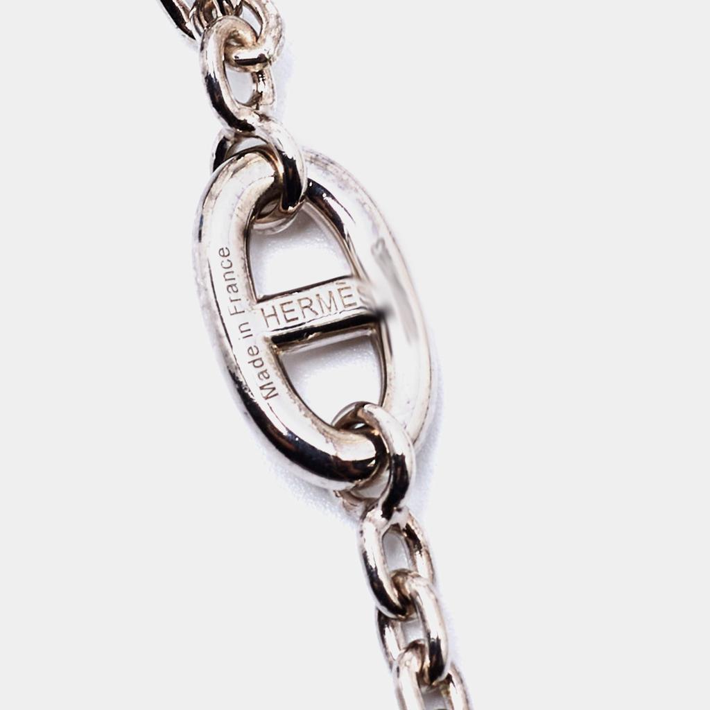 Hermès Sterling Silver Farandole Long Toggle Necklace商品第4张图片规格展示