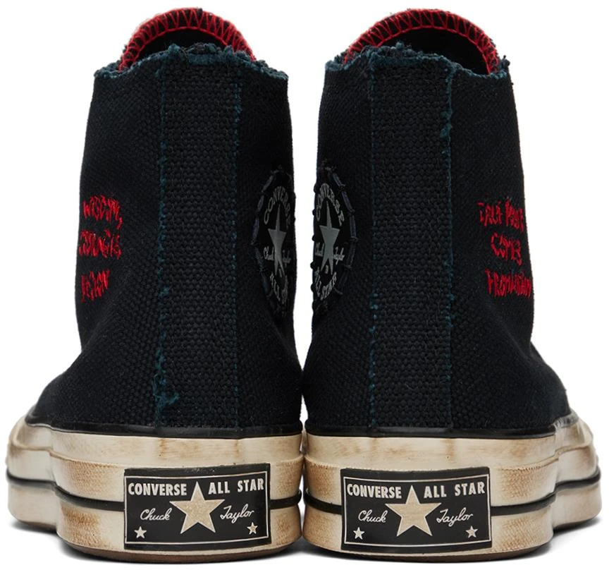 商品Converse|Black Barriers Edition Chuck 70 Hi Sneakers,价格¥471,第2张图片详细描述