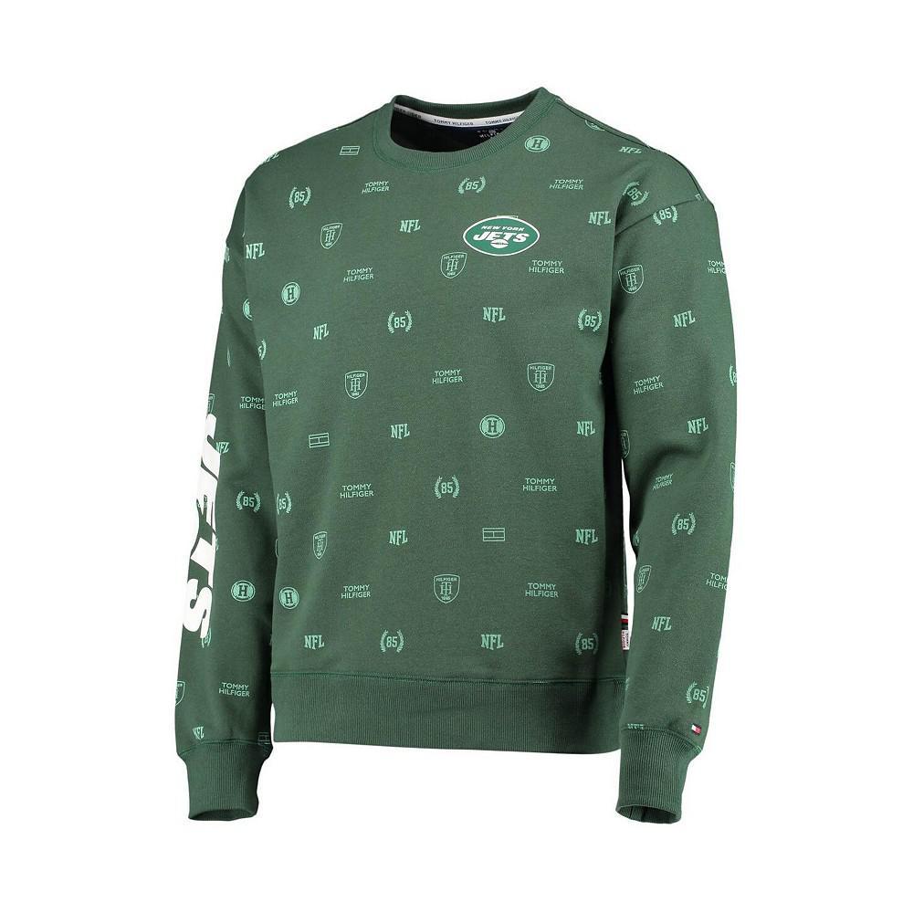 商品Tommy Hilfiger|Men's Green New York Jets Reid Graphic Pullover Sweatshirt,价格¥591,第5张图片详细描述