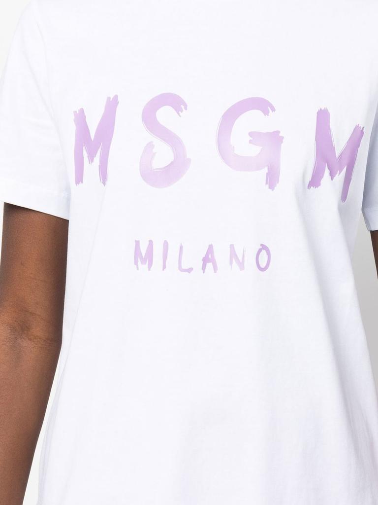 商品MSGM|MSGM LOGO T-SHIRT CLOTHING,价格¥755,第4张图片详细描述
