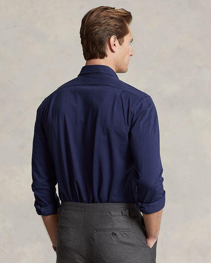 Cotton Jersey Solid Classic Fit Button Down Shirt商品第3张图片规格展示