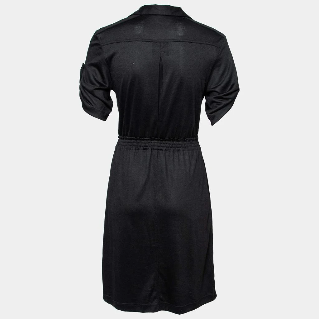 商品[二手商品] Burberry|Burberry Brit Black Cotton Button Front Zip Embellished Midi Dress S,价格¥1007,第2张图片详细描述