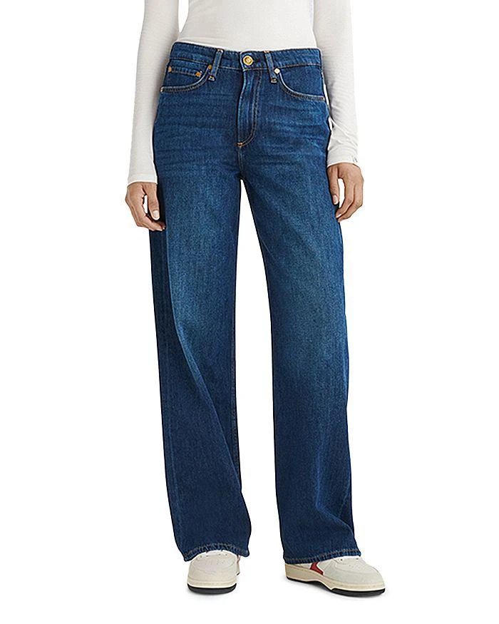 商品Rag & Bone|Logan High Rise Straight Jeans in Annalise,价格¥1090,第1张图片详细描述