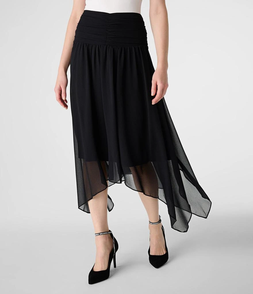 商品Karl Lagerfeld Paris|DRAPEY MIDI SKIRT,价格¥525,第1张图片