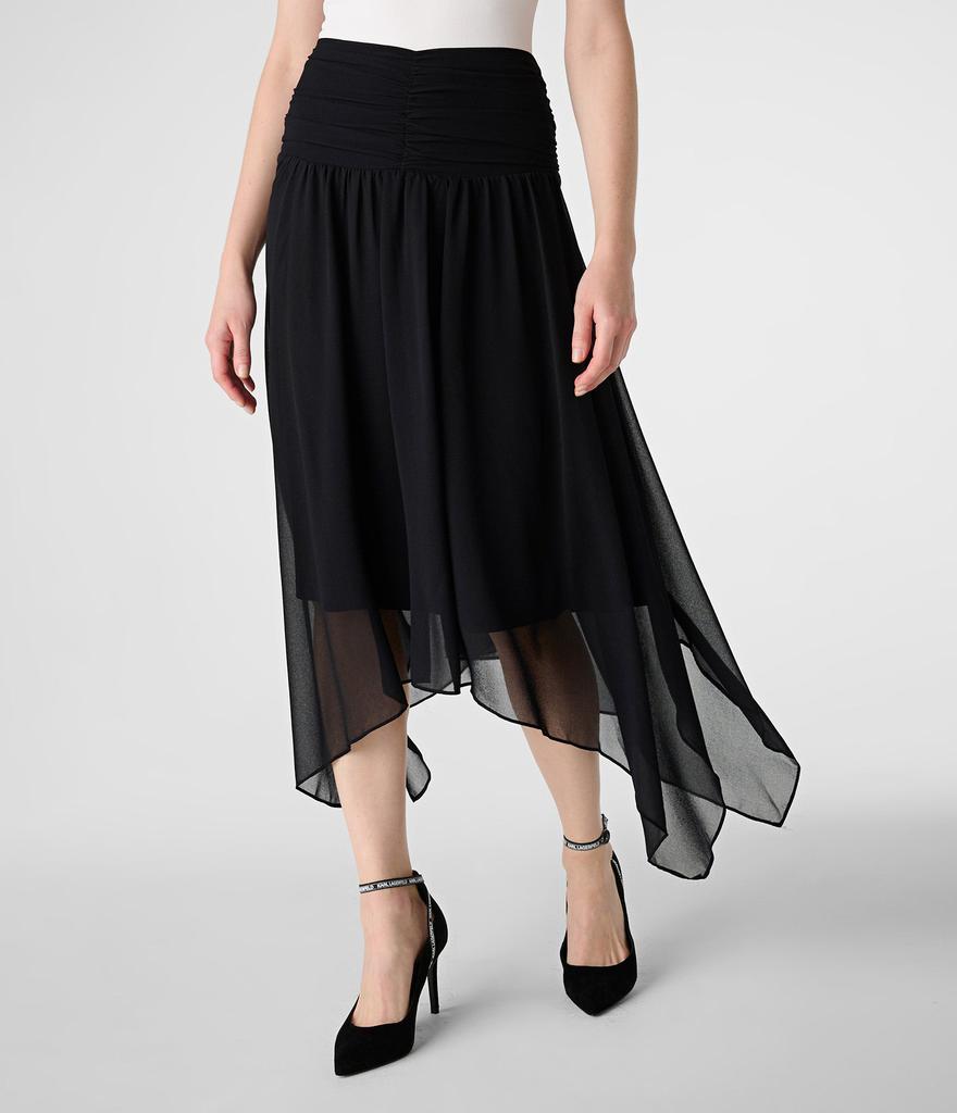 商品Karl Lagerfeld Paris|DRAPEY MIDI SKIRT,价格¥814,第1张图片