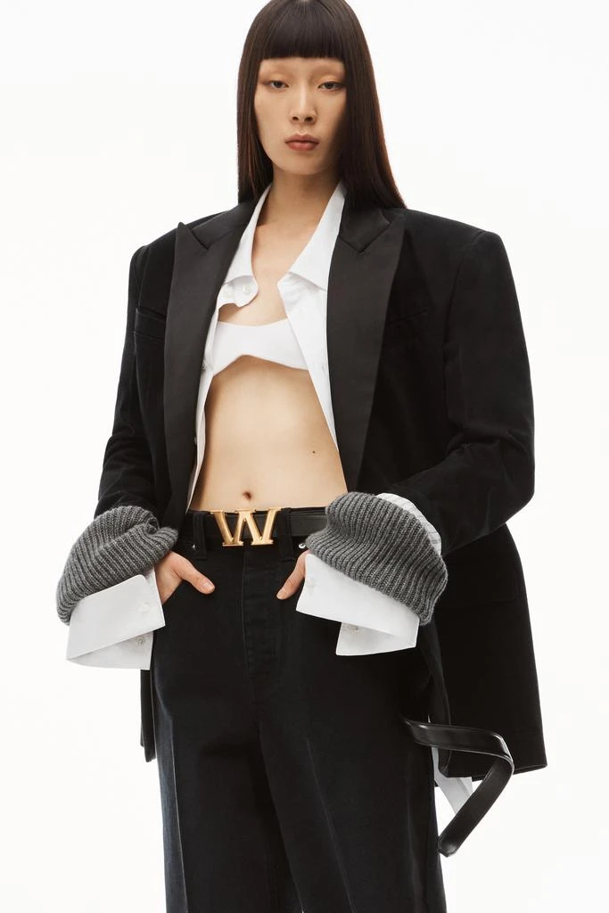 商品Alexander Wang|TUXEDO STRIPE PANT IN DENIM,价格¥2248,第5张图片详细描述