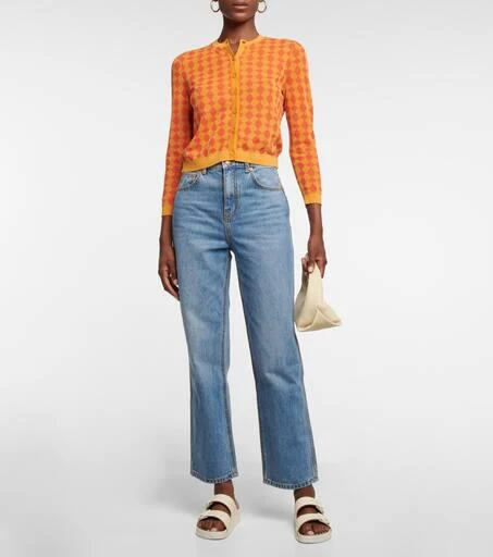 商品Tory Burch|高腰直筒牛仔裤,价格¥1731,第2张图片详细描述