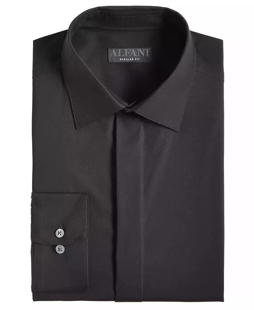 商品Alfani|Men's Regular Fit Formal Convertible-Cuff Dress Shirt, Created for Macy's,价格¥149,第4张图片详细描述