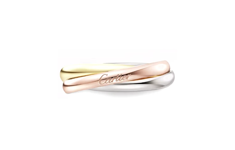 商品[国内直发] Cartier|CARTIER卡地亚 字母雕刻 窄版 小号款 2.5mm 18k金 戒指 男女同款情侣款 多色,价格¥12087,第5张图片详细描述