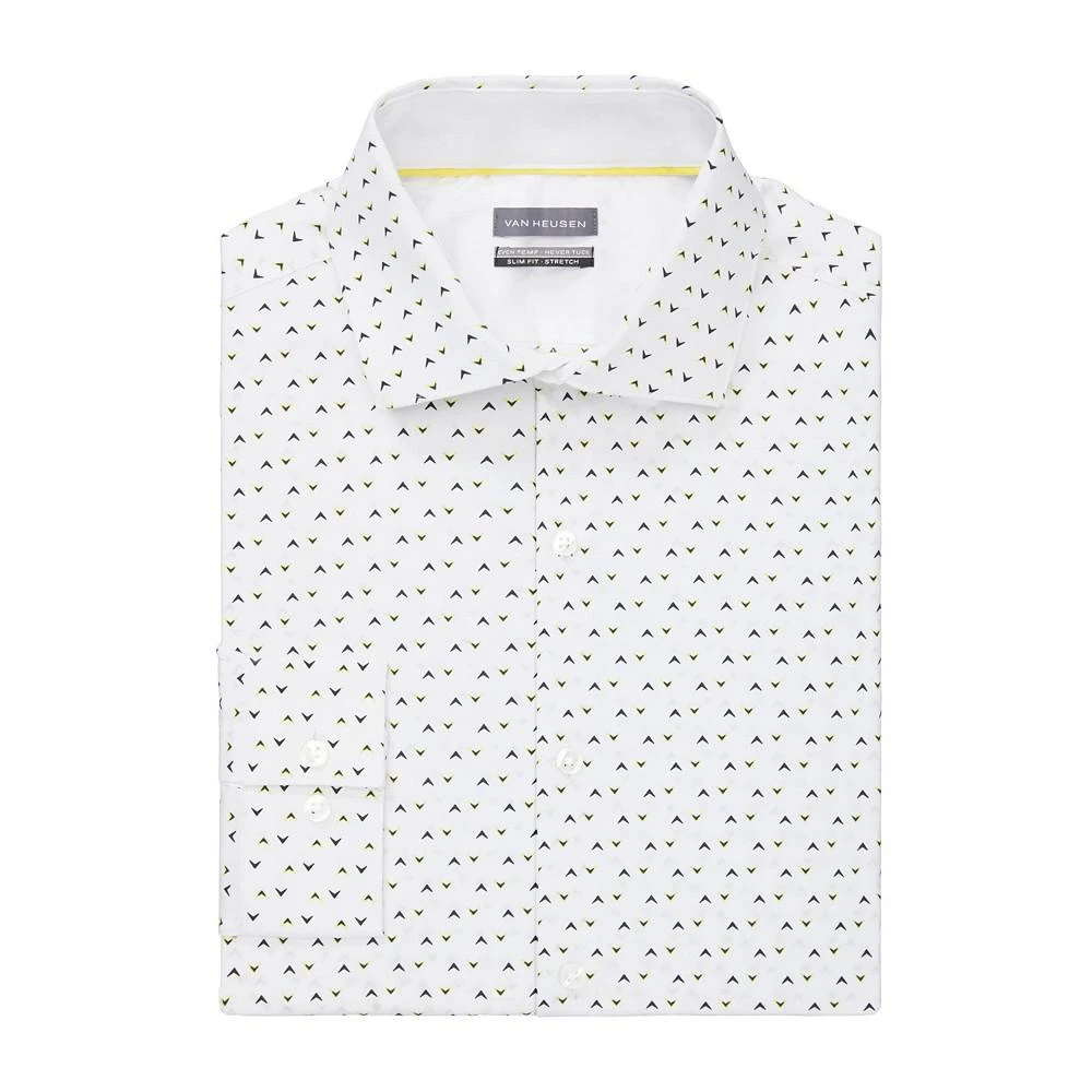 商品Van Heusen|Men's Even Temperature Never Tuck Slim Fit Dress Shirt,价格¥522,第1张图片