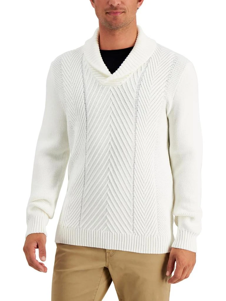 商品Club Room|Mens Cotton Shawl Collar Pullover Sweater,价格¥262,第1张图片