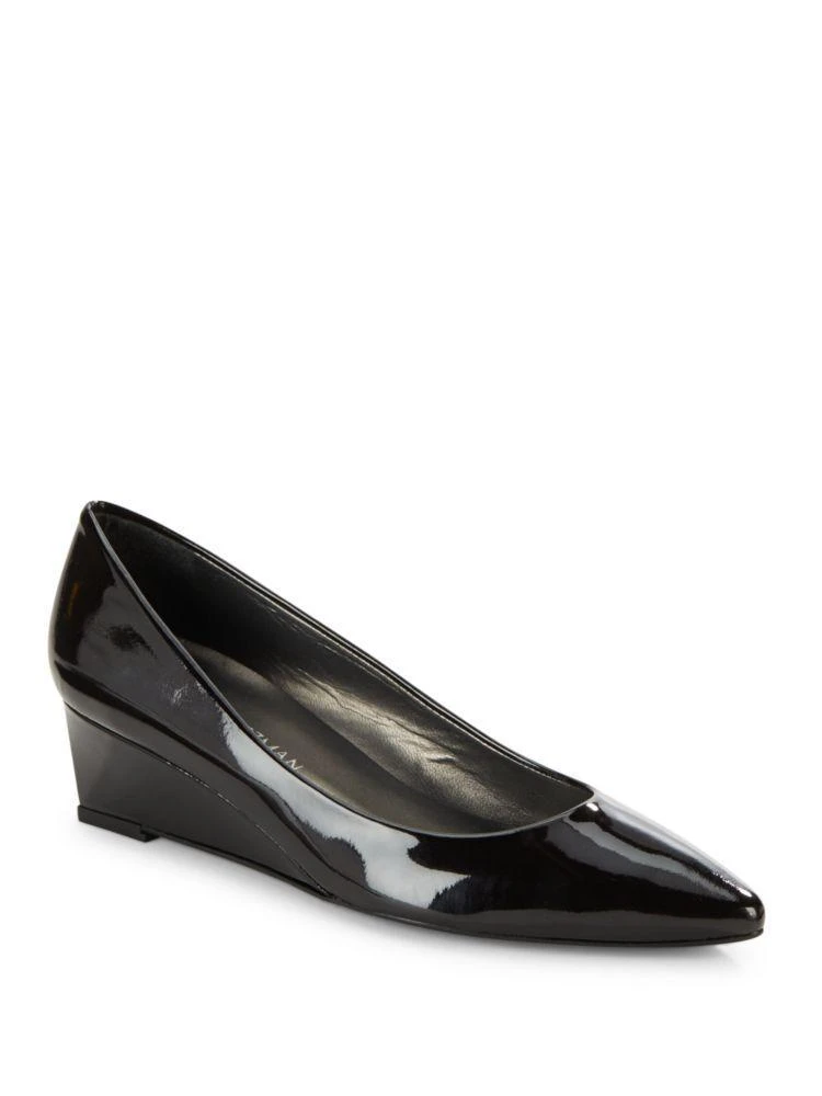 Nuevo Saffiano Patent Leather Wedge Pumps 商品