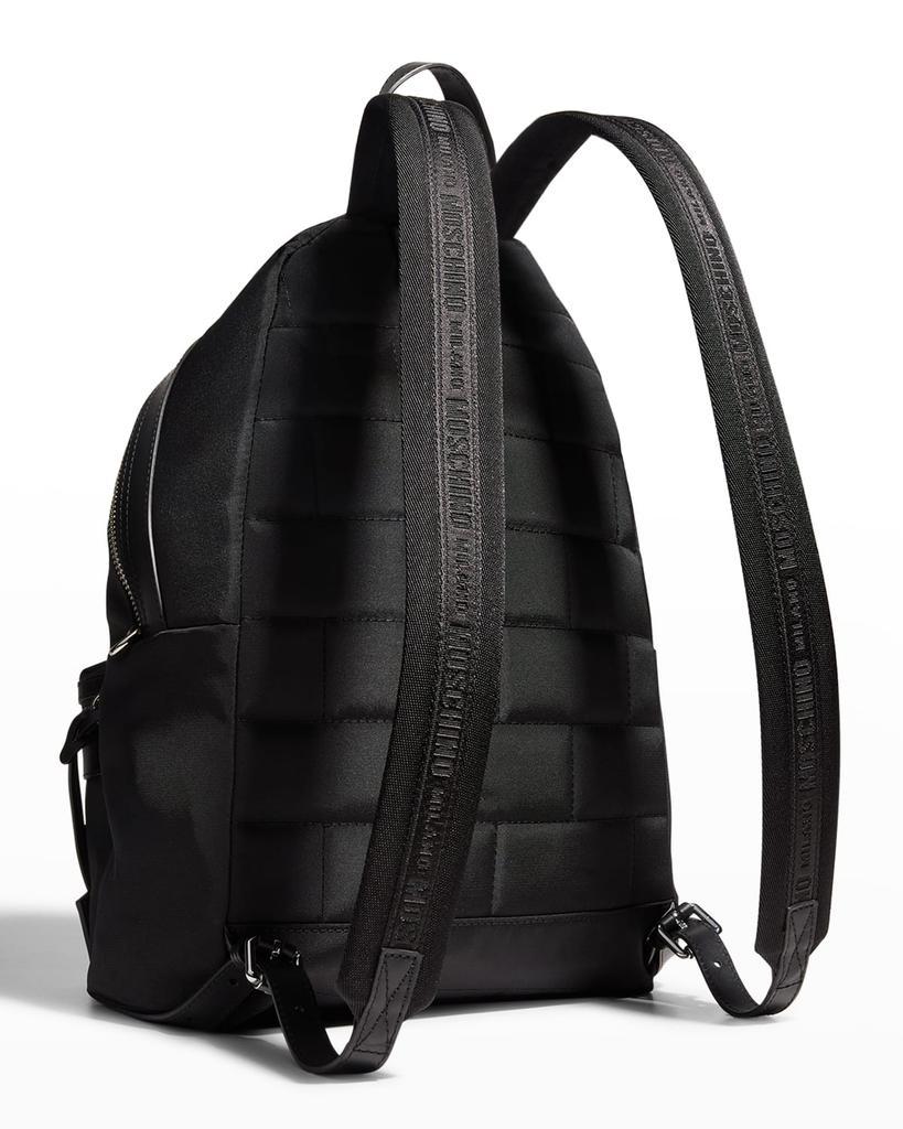 商品Moschino|Men's Nylon Logo Backpack,价格¥4857,第5张图片详细描述