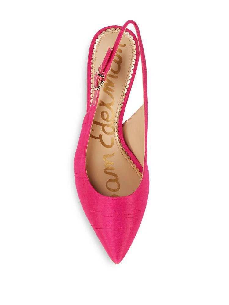 商品Sam Edelman|Hastings Silk Dupioni Slingback Pump,价格¥303,第5张图片详细描述