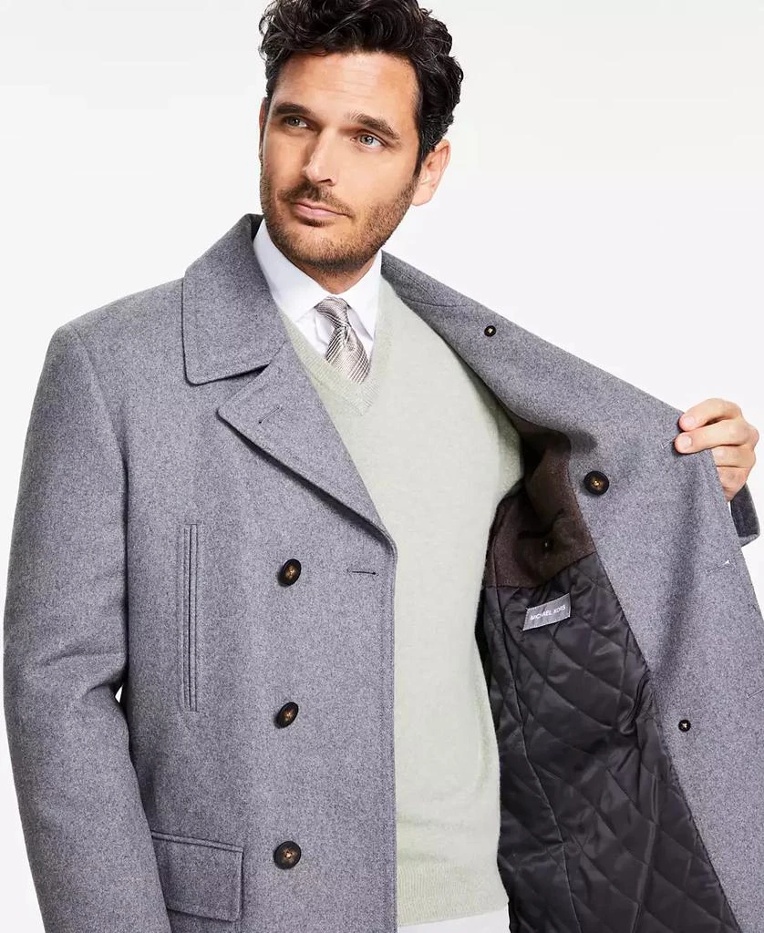 商品Michael Kors|Men's Classic Fit Double-Breasted Wool Blend Peacoats,价格¥1080,第4张图片详细描述