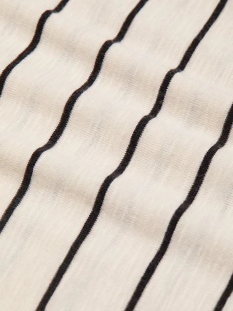 Striped Cotton-Blend Crewneck Long-Sleeve T-Shirt 商品