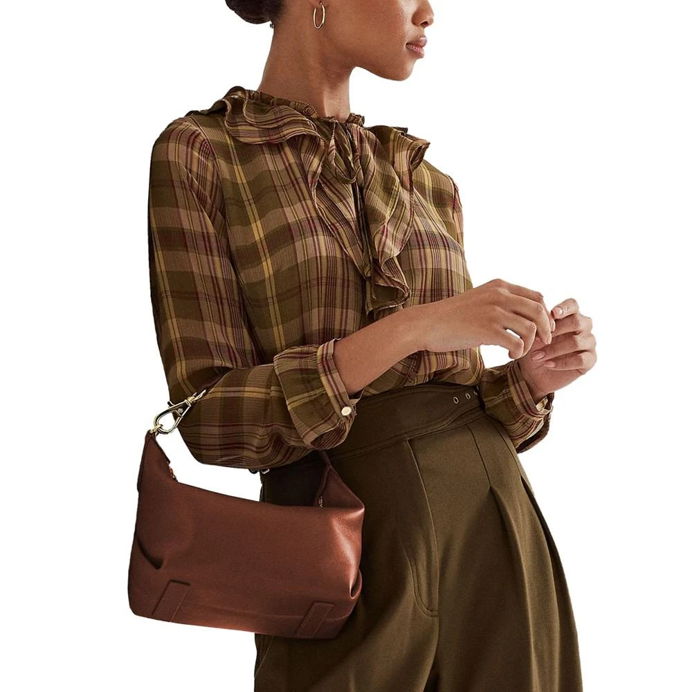 商品Ralph Lauren|女式 Kassie 中号皮革单肩包,价格¥1314,第1张图片