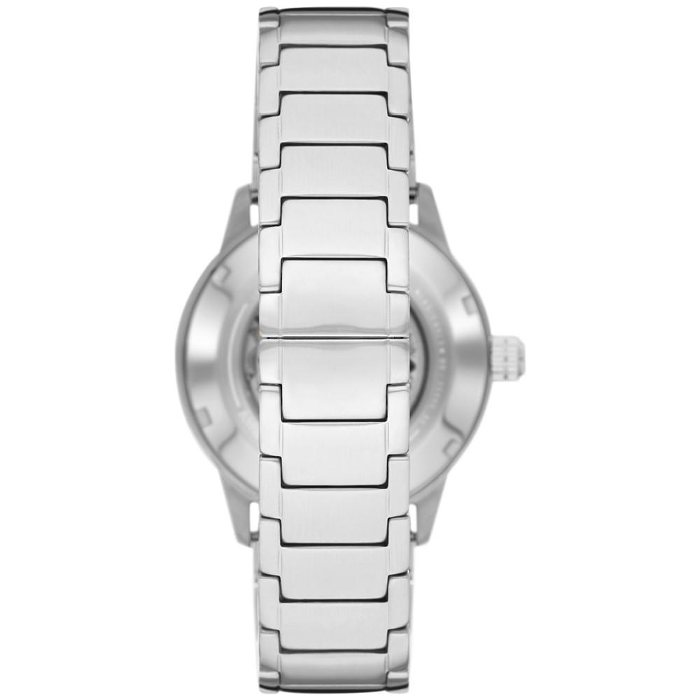 商品Emporio Armani|Men's Automatic Stainless Steel Bracelet Watch 43mm,价格¥3282,第6张图片详细描述