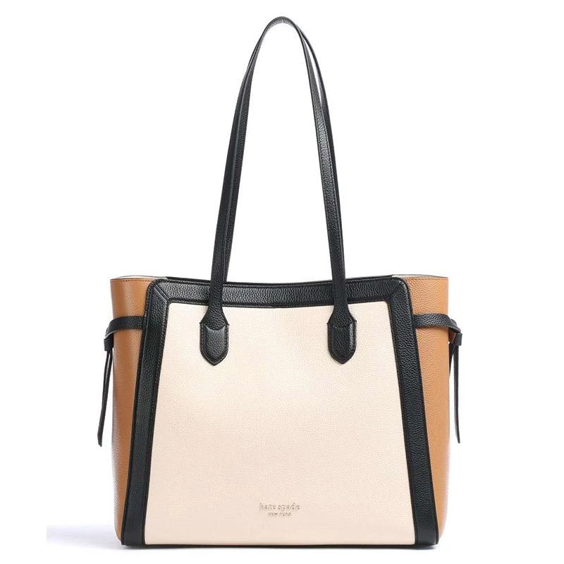 商品[国内直发] Kate Spade|凯特·丝蓓 Kate Spade 女士牛皮革knott大号手提托特包 K4384 960,价格¥1431,第1张图片