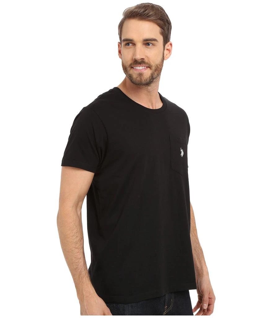 商品U.S. POLO ASSN.|U.S. POLO ASSN. Solid Crew Neck Pocket T恤,价格¥87,第4张图片详细描述
