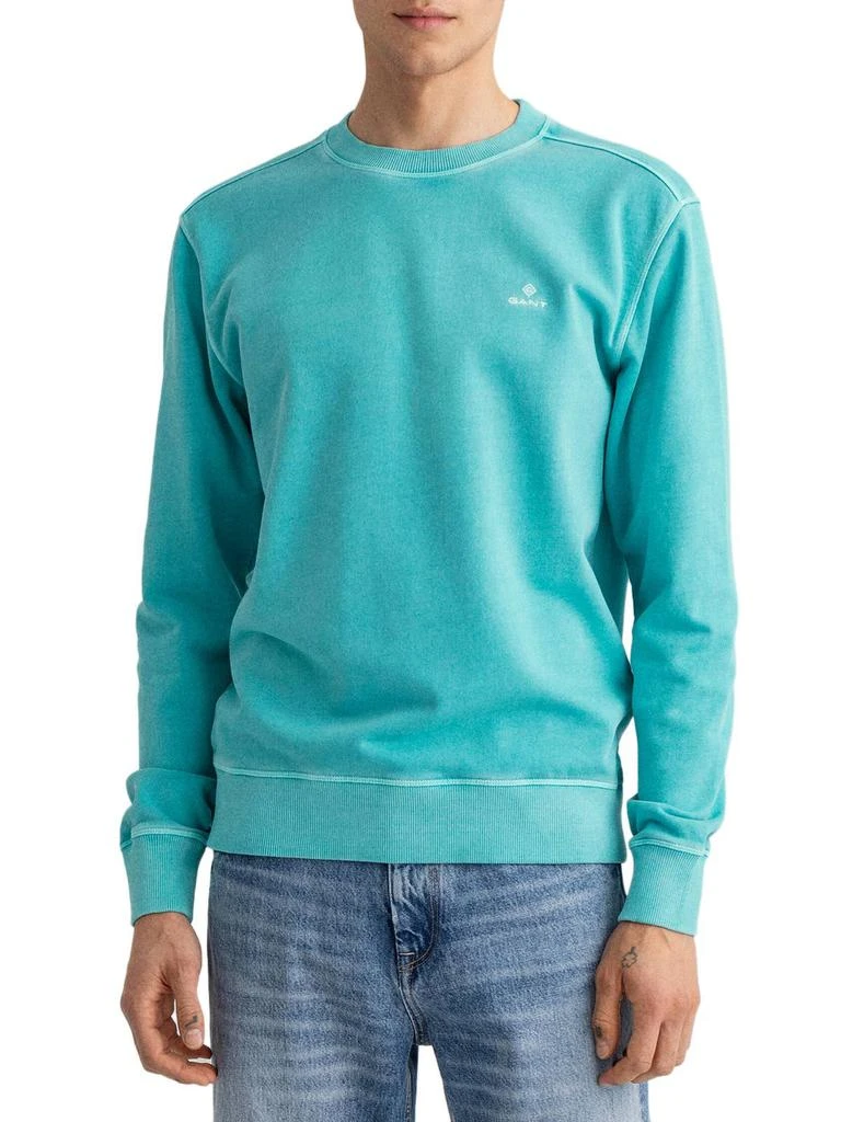 商品Gant|Gant Men's Blue Cotton Sweatshirt,价格¥1326,第1张图片